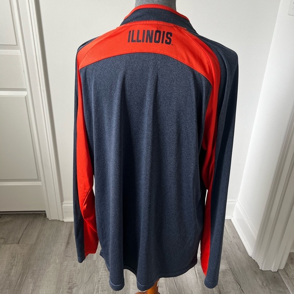 EUC Illinois 3/4 zip pullover - XL - Picture 4 of 4